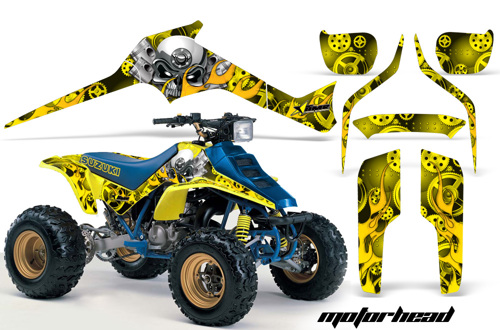 Suzuki LT250R Graphics Kit  Graphics Kit Motorhead Y